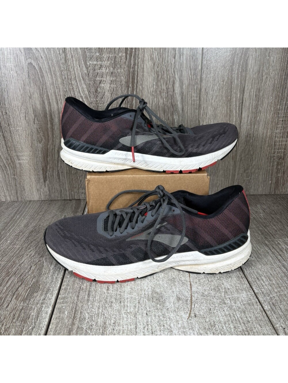Brooks Mens Ravenna 10 1102981D479 Grey Running Shoes Sneakers Size 11